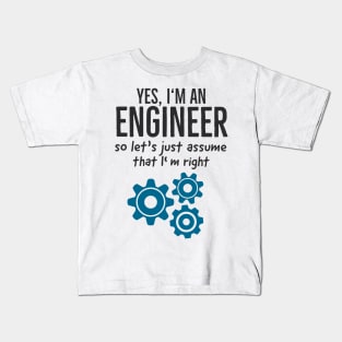 Engineer Technician Funny Saying For Engineers Kids T-Shirt